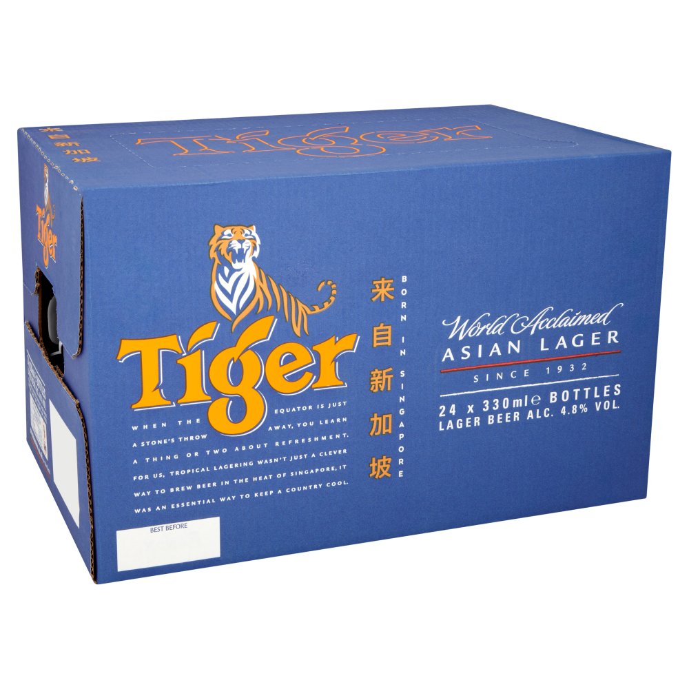 iger Asian Lager Beer - 24x33cl